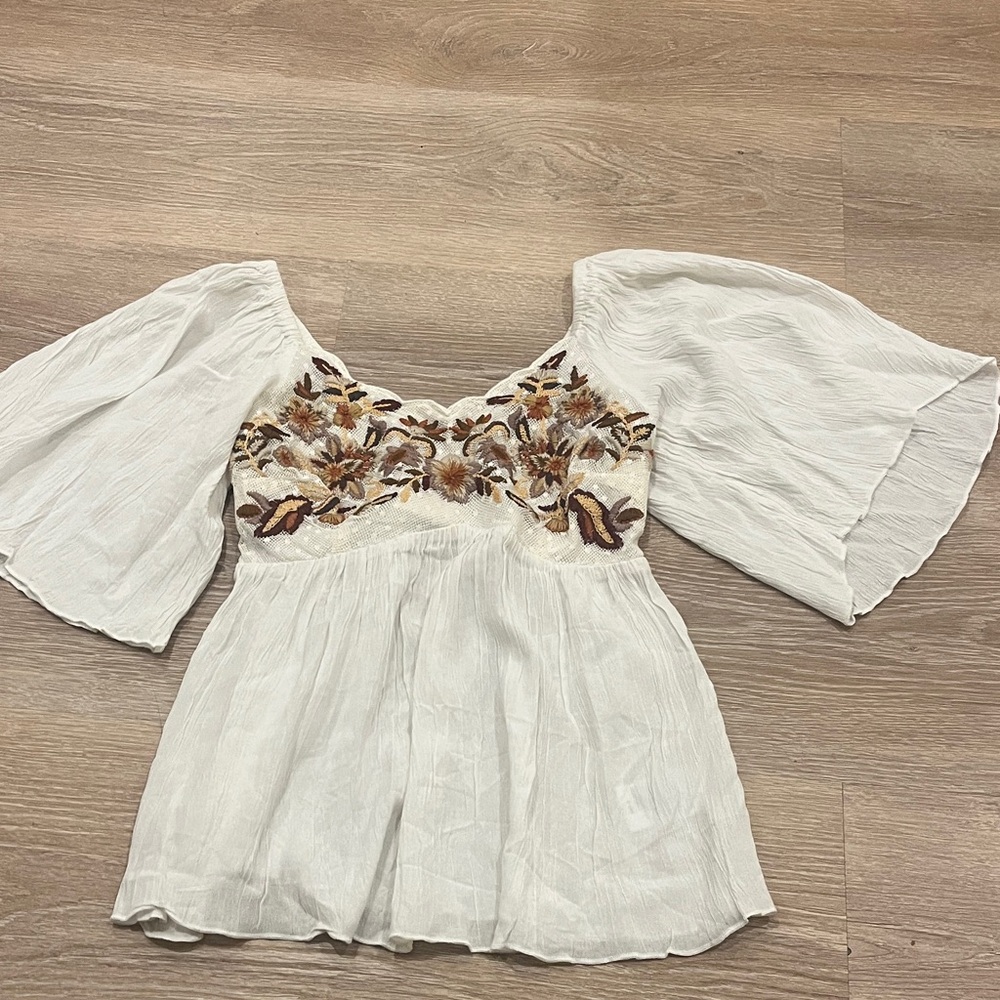Shyanne Cream Textured Top